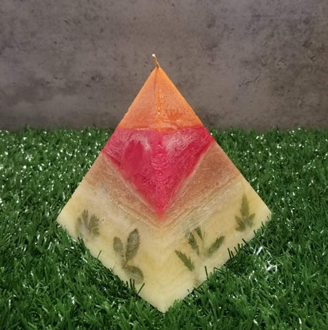 Seasons Change Pyramid Candle