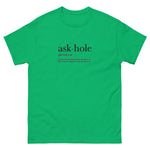 Definition ask*hole Men's classic tee