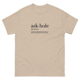 Definition ask*hole Men's classic tee