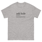 Definition ask*hole Men's classic tee