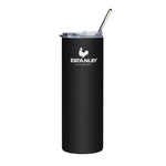 UN ESTANLEY negro y blanco Stainless steel tumbler