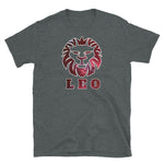 Leo Red Nebula Short-Sleeve Unisex T-Shirt