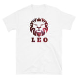 Leo Red Nebula Short-Sleeve Unisex T-Shirt
