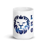 Leo White glossy mug