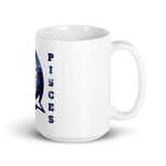 Pisces White glossy mug