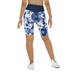 Blue Tye Dye Biker Shorts