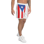 Puerto Rico Rican Men's Athletic Long Shorts