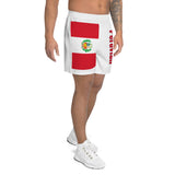 Peru Men's Athletic Long Shorts