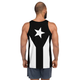 Puerto Rico Black Unisex Tank Top