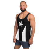 Puerto Rico Black Unisex Tank Top