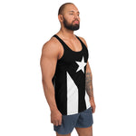 Puerto Rico Black Unisex Tank Top