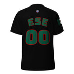 Black Mexico  unisex sports jersey