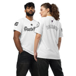 White Boricua unisex sports jersey