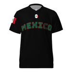 Black Mexico  unisex sports jersey