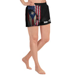 Amer-Rican Puerto Rico Women's Athletic Short Shorts