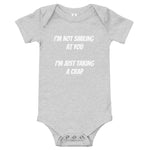 I'm not Smiling Baby short sleeve one piece