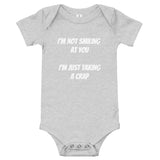 I'm not Smiling Baby short sleeve one piece