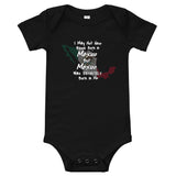 Born in Mexico Baby short sleeve one piece