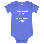 I'm not Smiling Baby short sleeve one piece