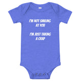 I'm not Smiling Baby short sleeve one piece