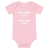 I'm not Smiling Baby short sleeve one piece