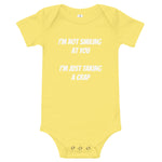 I'm not Smiling Baby short sleeve one piece