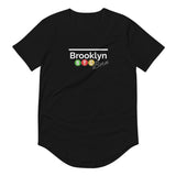 Brooklyn Born Subway Men's Curved Hem T-Shirt