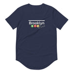 Brooklyn Born Subway Men's Curved Hem T-Shirt