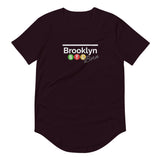 Brooklyn Born Subway Men's Curved Hem T-Shirt