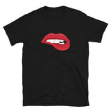 Lip Bite Short-Sleeve Unisex T-Shirt