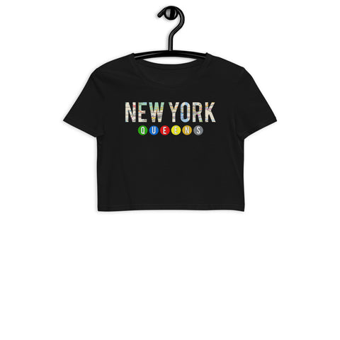 Queens Subway Organic Crop Top