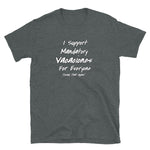 Mandatory Vacaciones Short-Sleeve Unisex T-Shirt