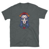 Muertos Female Skull Short-Sleeve Unisex T-Shirt