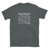 Being Bilingual Short-Sleeve Unisex T-Shirt