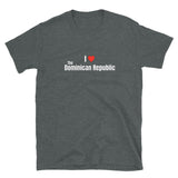 I Love The Dominican Republic Short-Sleeve Unisex T-Shirt