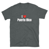 I Love Puerto Rico Short-Sleeve Unisex T-Shirt