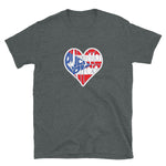 Puerto Rico Heart Short-Sleeve Unisex T-Shirt