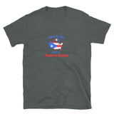 Raised Puerto Rico Short-Sleeve Unisex T-Shirt