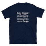 Being Bilingual Short-Sleeve Unisex T-Shirt
