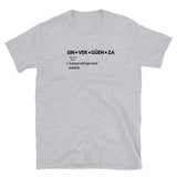 Definition Sinvergüenza Short-Sleeve Unisex T-Shirt