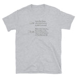 Papa Dios Tell Me Short-Sleeve Unisex T-Shirt