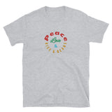 Peace Love & Rice and Beans Short-Sleeve Unisex T-Shirt