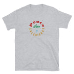 Peace Love y Salchichas Short-Sleeve Unisex T-Shirt