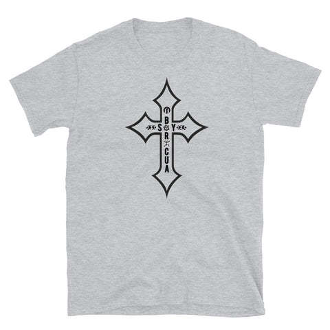 Boricua Taino Cross Black Short-Sleeve Unisex T-Shirt