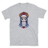 Muertos Female Skull Short-Sleeve Unisex T-Shirt