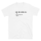Definition Sinvergüenza Short-Sleeve Unisex T-Shirt