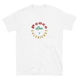 Peace Love y Salchichas Short-Sleeve Unisex T-Shirt