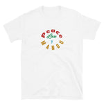 Peace Love y Mangu Short-Sleeve Unisex T-Shirt