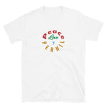 Peace Love y  Pernil Short-Sleeve Unisex T-Shirt