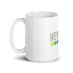 Brooklyn Subway White glossy mug
